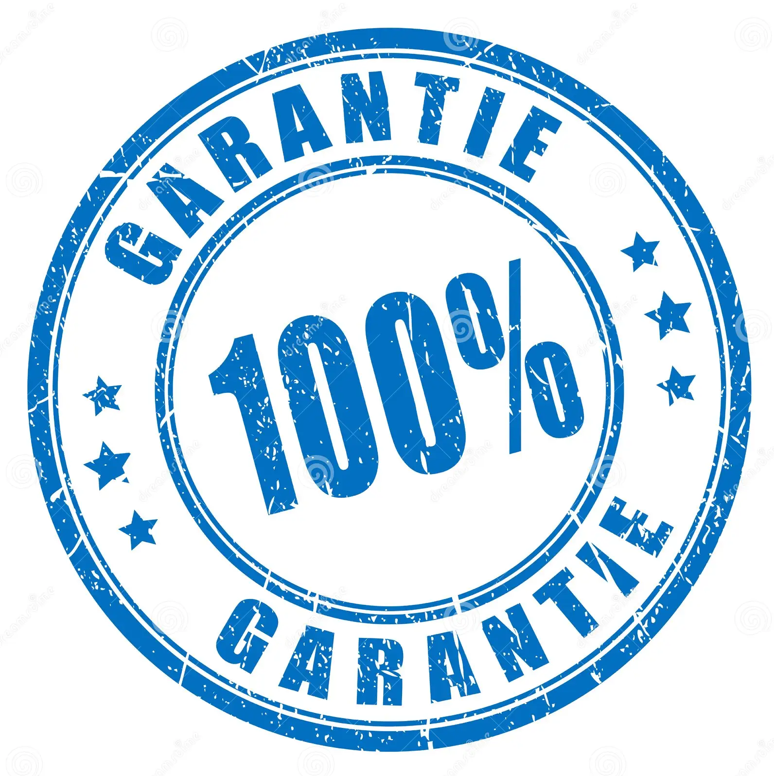 German language guarantee rubber stamp garantie 95666230